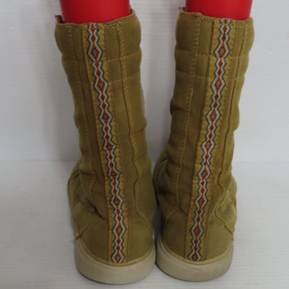 Womens RARE Nike Air Sabaku Japan Moc Toe High Top tribal fold over Sneaker sz 9 - Picture 8 of 14